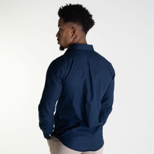 Camisa Hombre Azul Oscuro Polo Ralph Lauren 100% algodon