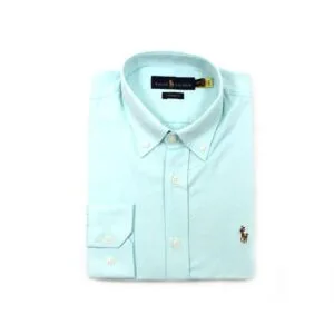 Camisa Hombre Aguamarina Rain Polo Ralph Lauren Manga Larga 100% Algodón - Golden Wear Colombia