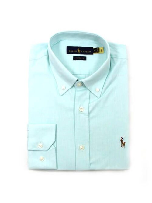 Camisa Hombre Aguamarina Rain Polo Ralph Lauren Manga Larga 100% Algodón - Golden Wear Colombia