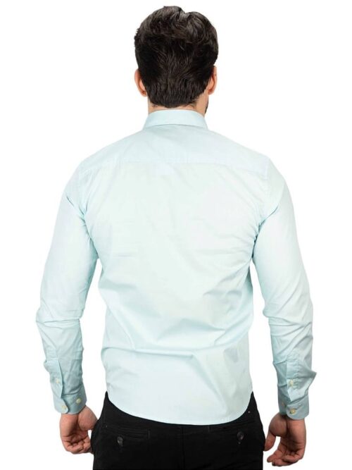 Camisa Hombre Azul Cielo Polo Ralph Lauren Manga Larga 100% Algodón - Golden Wear Colombia