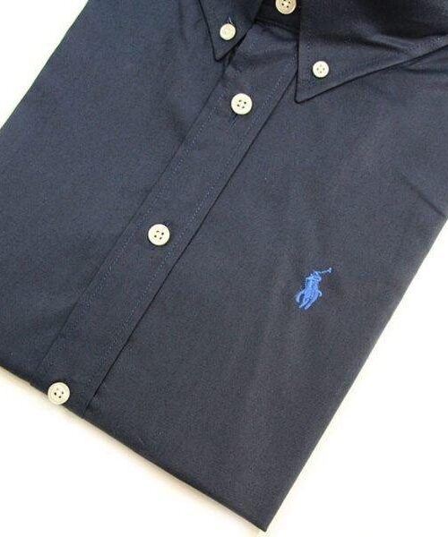 Camisa Hombre Azul Oscuro Polo Ralph Lauren Manga Corta 100% Algodon - Golden Wear Colombia