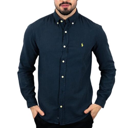 Camisa Hombre Azul Oscuro Polo Ralph Lauren Manga Larga Lino
100% Lino - Golden Wear Colombia
