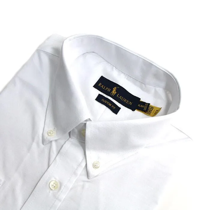 Camisa Hombre Blanca Polo Ralph Lauren Manga Larga Gran Producto Destacado , 100% Algodon - Golden Wear Colombia