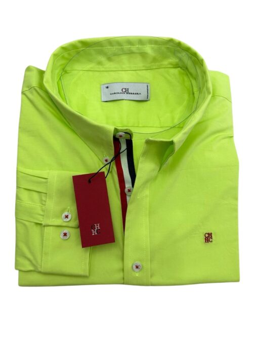 Camisa Hombre CH Negra Carolina Herrera Manga Larga 100% Algodon - Golden Wear Colombia