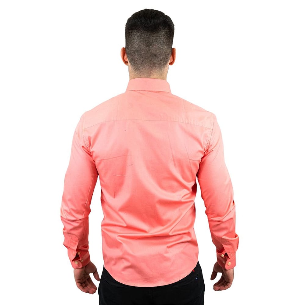 Camisa Hombre Coral Manga Larga Polo Ralph Lauren 100% algodon - Golden Wear Colombia