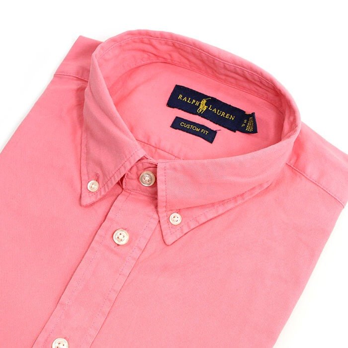 Camisa Hombre Coral  Polo Ralph Lauren Manga Corta 100% Algodon - Golden Wear Colombia