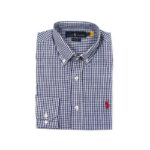 Camisa Hombre Azul A Cuadros