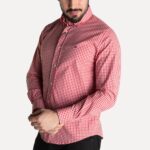 Camisa Hombre A Cuadros Rojos Tommy