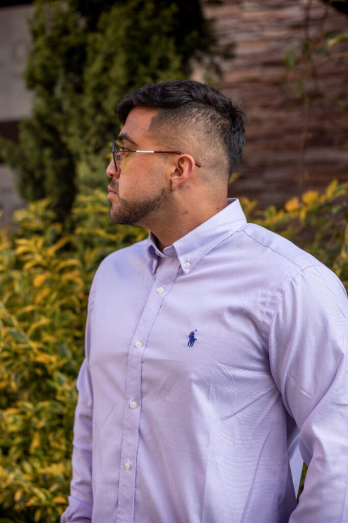 Camisa Hombre Lila Polo Ralph Lauren Manga Larga 100% Algodon - Golden Wear Colombia