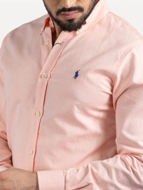 Camisa Hombre Mandarina Polo Ralph Lauren Manga Larga 100% Algodon - Golden Wear Colombia