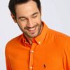 Camisa Hombre Naranja Polo Ralph Lauren Manga Larga 100% Algodon - Golden Wear Colombia