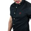 Camisa Hombre Negra Polo Ralph Lauren Manga Corta 100% Algodón - Golden Wear Colombia