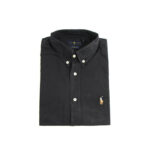 Camisa Hombre Negra Manga Corta Rain