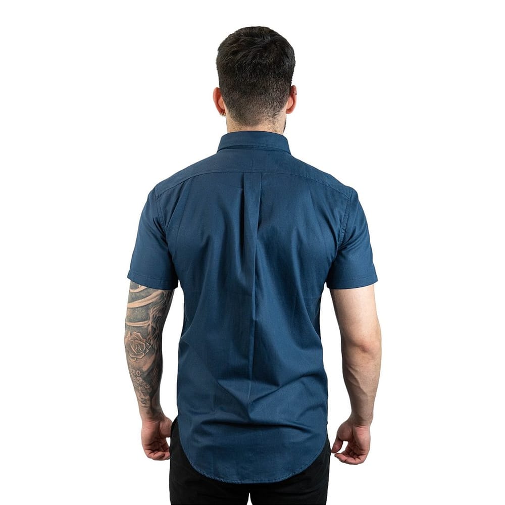 Camisa Hombre Petroleo Polo Ralph Lauren Manga Corta , 100% Algodon - Golden Wear Colombia