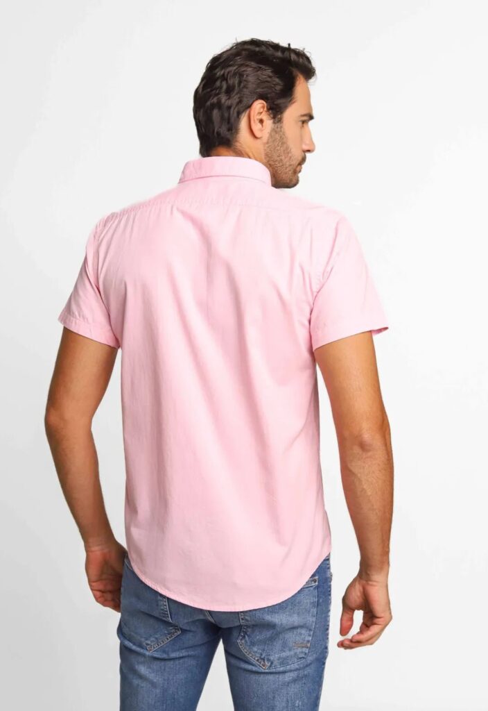 Camisa Hombre Rosada Rain Manga Corta Polo Ralph Lauren 100% algodon - Golden Wear Colombia