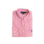 Camisa Hombre A Rayas Rojas
