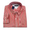 Camisa Hombre rayas Rojas Tommy Hilfiger Manga Larga 100% Algodón - Golden Wear Colombia