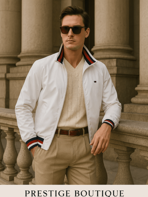 CHAQUETA BLANCA TOMMY HILFIGER PRESTIGE COLOMBIA