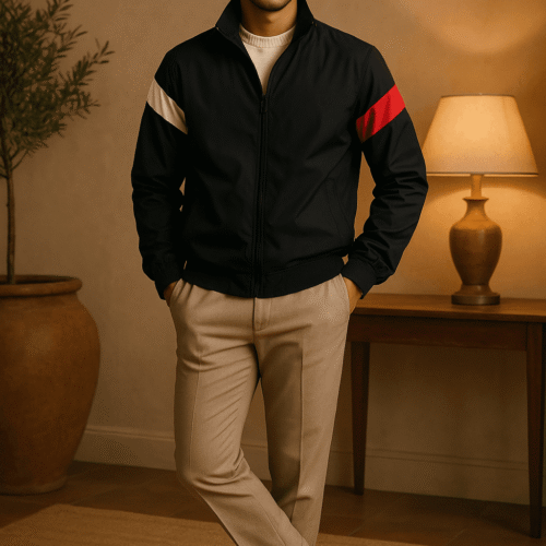CHAQUETA NEGRA TOMMY HILFIGER PRESTIGE COLOMBIA