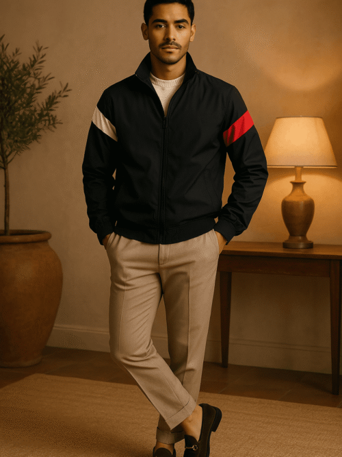 CHAQUETA NEGRA TOMMY HILFIGER PRESTIGE COLOMBIA