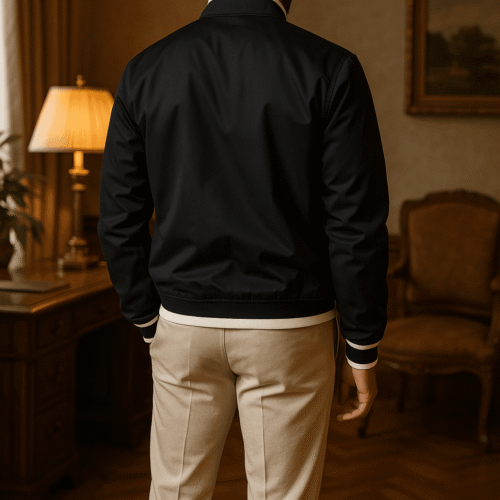 CHAQUETA NEGRA TOMMY HILFIGER PRESTIGE COLOMBIA