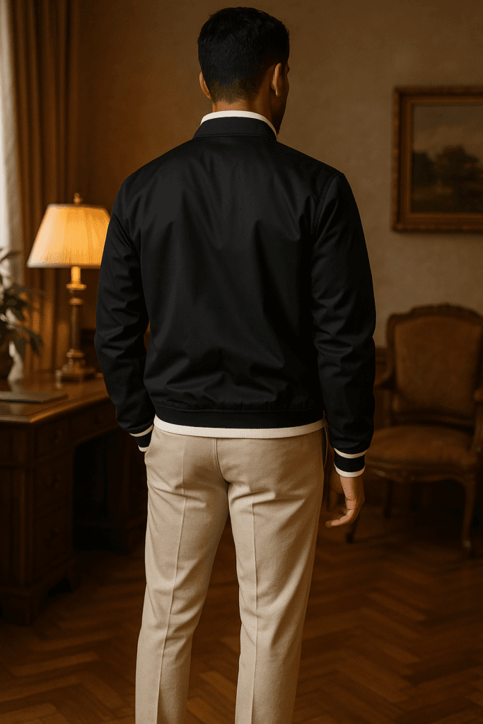 CHAQUETA NEGRA TOMMY HILFIGER PRESTIGE COLOMBIA
