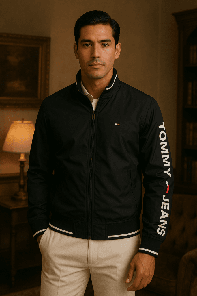 CHAQUETA NEGRA TOMMY HILFIGER PRESTIGE COLOMBIA