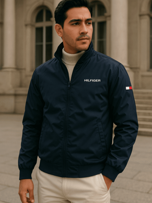 CHAQUETA TOMMY HILFIGER AZUL OSCURA PRESTIGE COLOMBIA