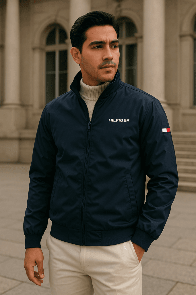 CHAQUETA TOMMY HILFIGER AZUL OSCURA PRESTIGE COLOMBIA