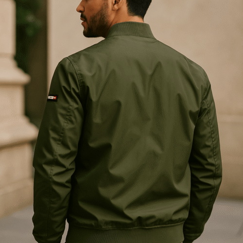 CHAQUETA VERDE MILITAR TOMMY HILFIGER PRESTIGE COLOMBIA