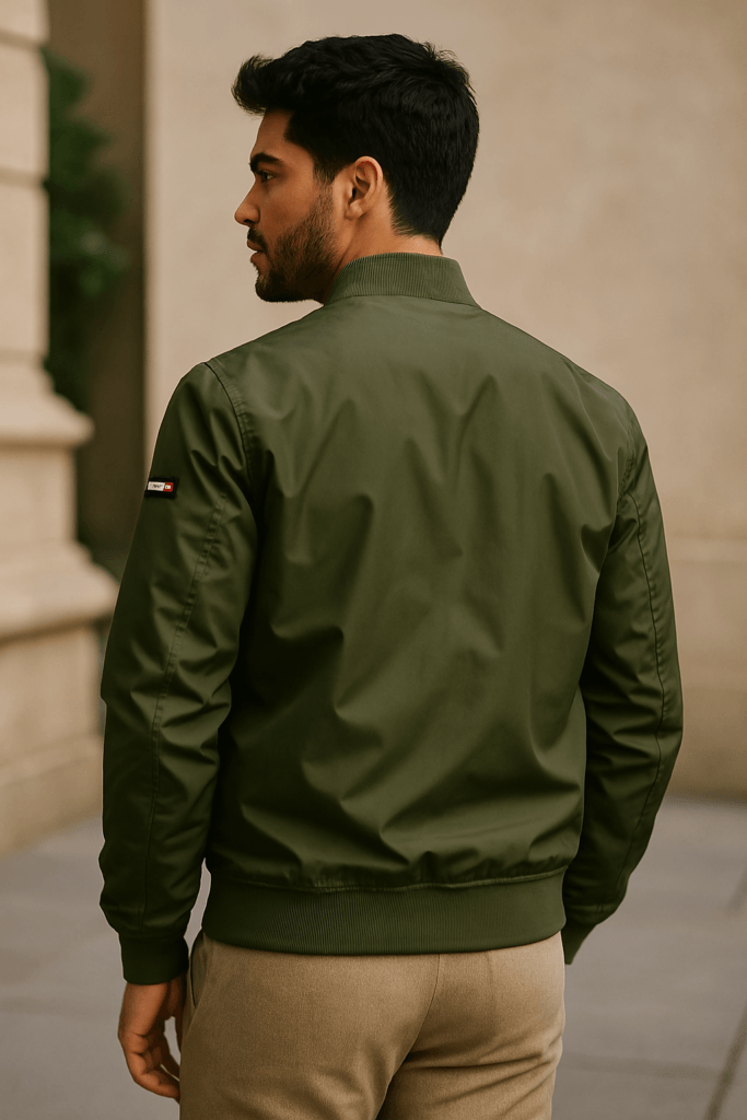 CHAQUETA VERDE MILITAR TOMMY HILFIGER PRESTIGE COLOMBIA