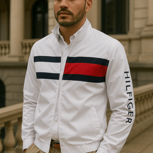 CHAQUETA BLANCA TOMMY HILFIGER PRESTIGE COLOMBIA