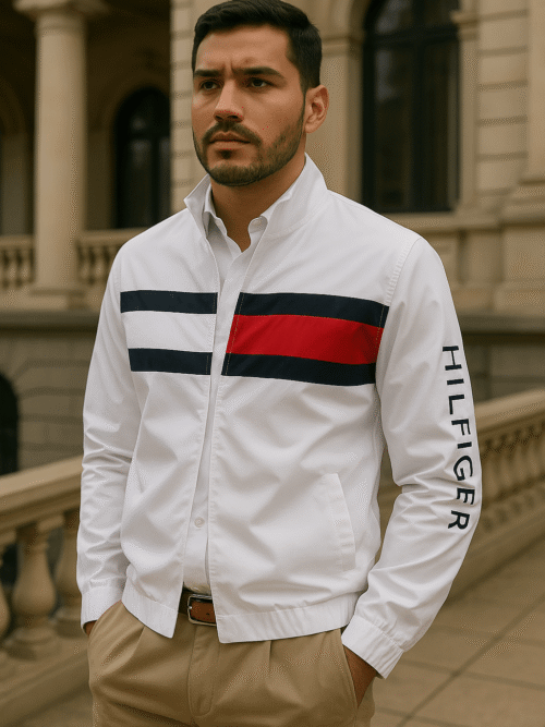 CHAQUETA BLANCA TOMMY HILFIGER PRESTIGE COLOMBIA