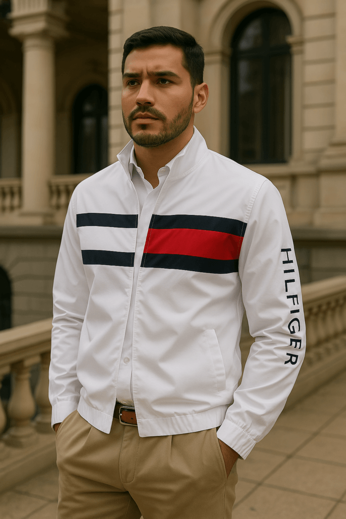 CHAQUETA BLANCA TOMMY HILFIGER PRESTIGE COLOMBIA