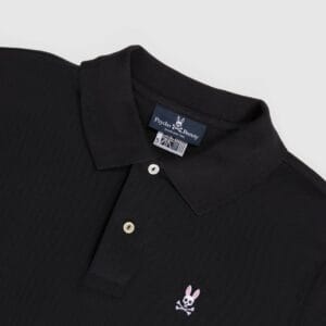 Camiseta Polo Pique PB Hombre Negro