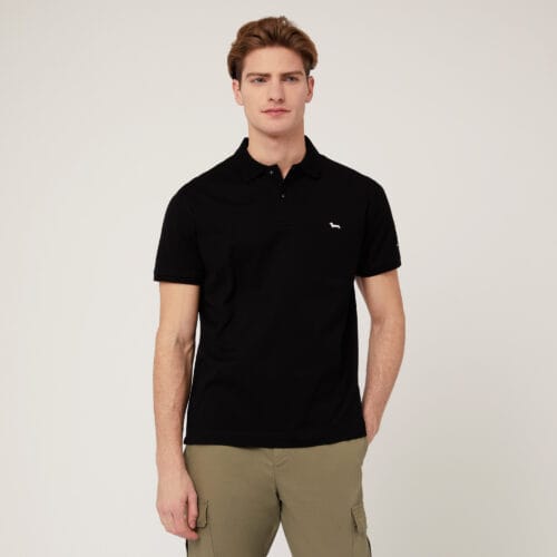 TIPO POLO NEGRA HARMONT AND BLAINE algodon pique