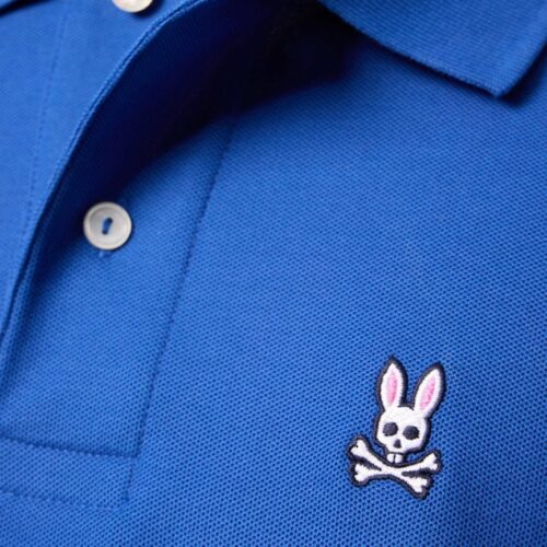 TIPO POLO HOMBRE ALGODÓN PIQUE AZUL REY PSYCHO BUNNY - Golden Wear Colombia