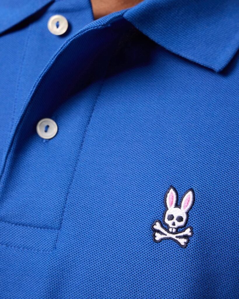 TIPO POLO HOMBRE ALGODÓN PIQUE AZUL REY PSYCHO BUNNY - Golden Wear Colombia