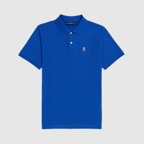 TIPO POLO HOMBRE ALGODÓN PIQUE AZUL REY PSYCHO BUNNY - Golden Wear Colombia
