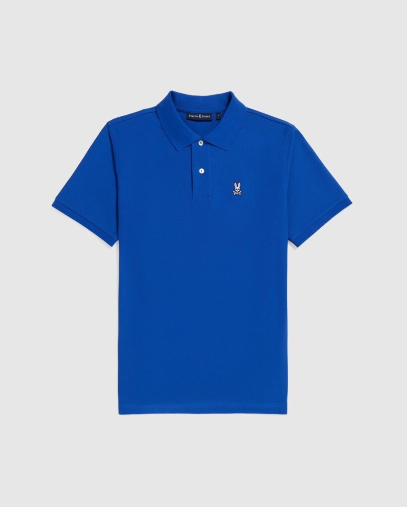 TIPO POLO HOMBRE ALGODÓN PIQUE AZUL REY PSYCHO BUNNY - Golden Wear Colombia