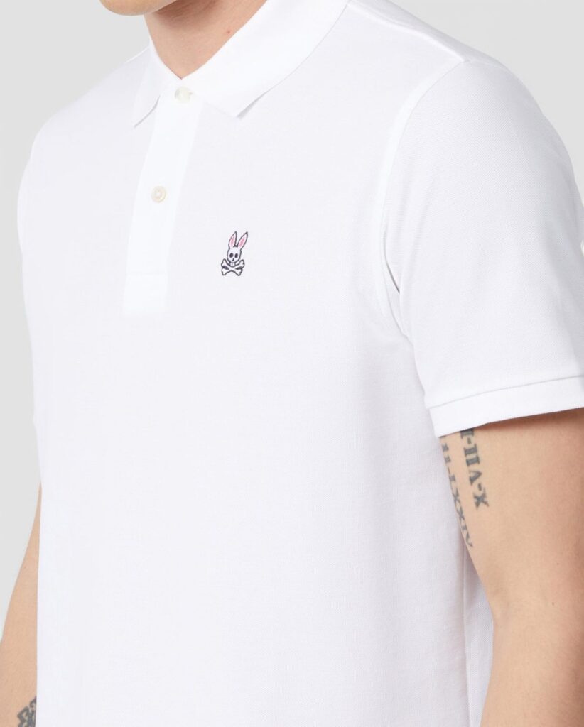 Tipo polo Hombre Psycho Bunny Azul Rey 100% Algodon Pique