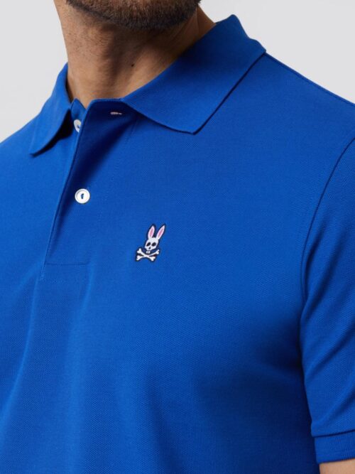 Tipo polo Hombre Psycho Bunny Azul Rey 100% Algodon Pique