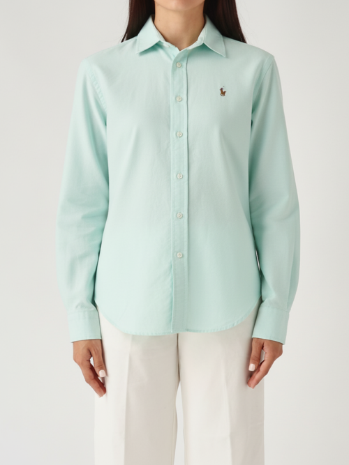 VERDEMENTA_ Camisa Mujer Rain Azul Cielo Mujer