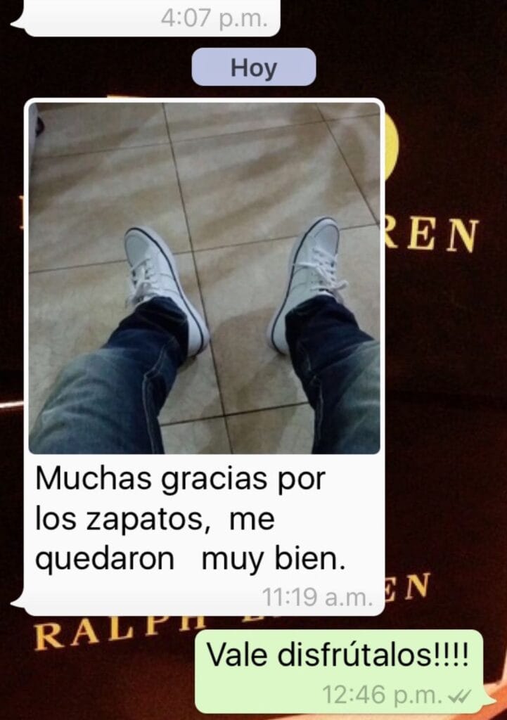Testimonios clientes 1 Golden Wear Colombia