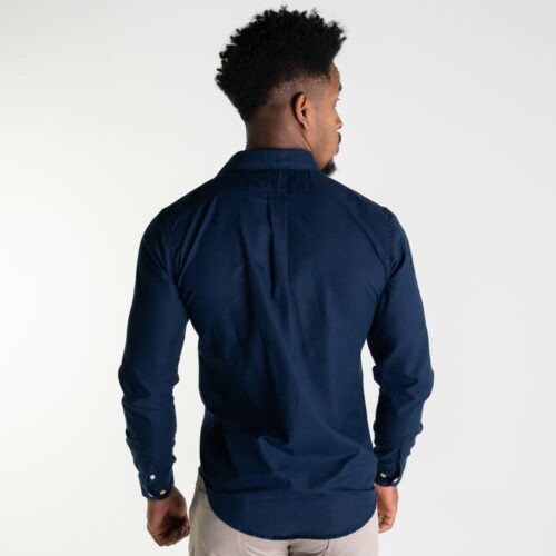 Camisa Hombre Azul Oscuro Polo Ralph Lauren 100% algodon