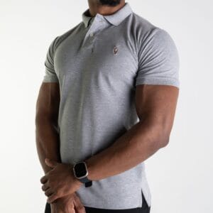 Tipo polo Gris Rain Polo Ralph Lauren Algodon Pique