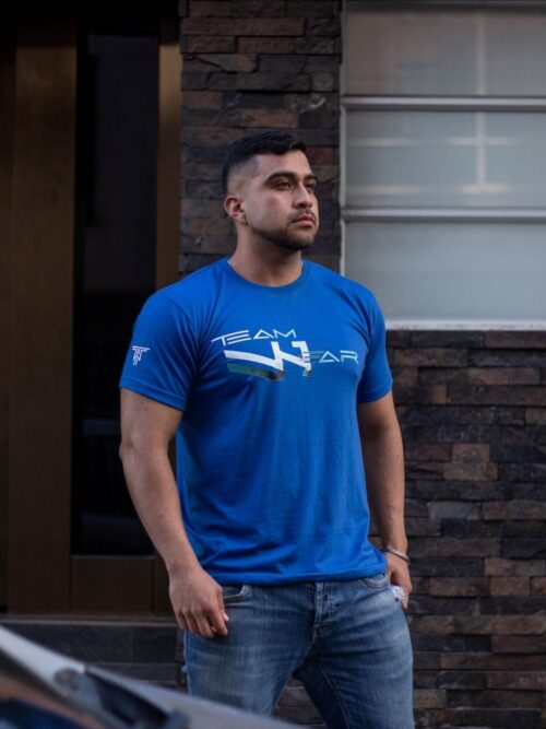Azul Rey Sport Cuello Redondo Team Wear - Golden Wear Colombia