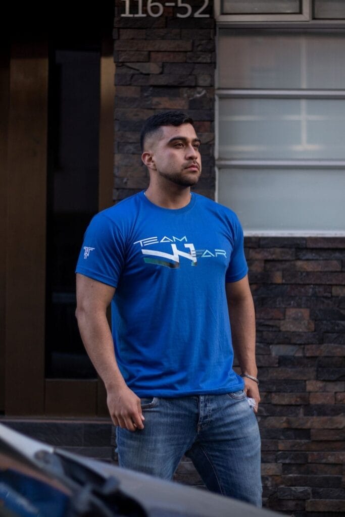 Azul Rey Sport Cuello Redondo Team Wear - Golden Wear Colombia