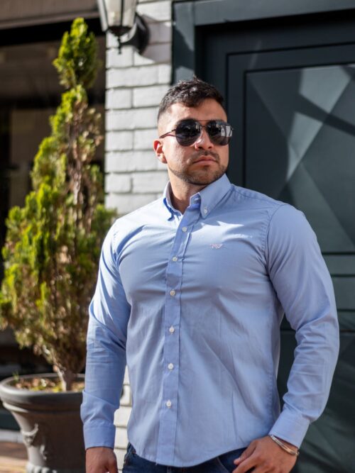 Camisa Azul noche Team Wear - Golden Wear Colombia