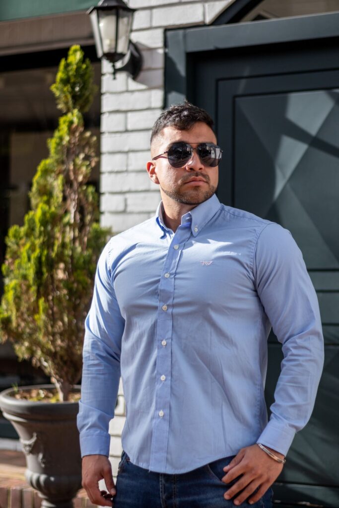 Camisa Azul noche Team Wear - Golden Wear Colombia